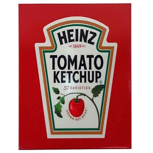 Quadro Metal Heinz Tomato Ketchup