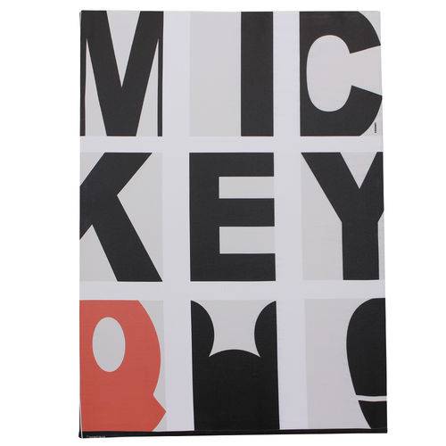 Quadro Mickey Tipografia