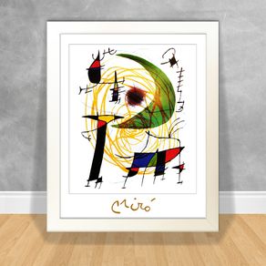 Quadro Miró Ref 04 Miró 04 Branca