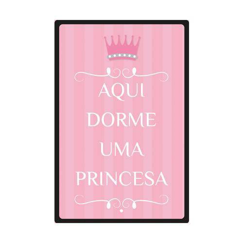 Quadro Placa Decorativa - Frases - Infantil Princesa