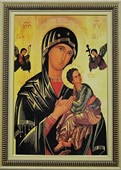 Quadro Religioso Nossa Senhora do Perpétuo Socorro | SJO Artigos Religiosos