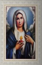 Quadro Religioso Sagrado Coração de Maria - 70 X 50 Cm - Mod. 2 | SJO Artigos Religiosos