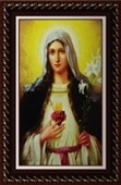 Quadro Religioso Sagrado Coração de Maria - Mod. 1 | SJO Artigos Religiosos