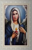 Quadro Religioso Sagrado Coração de Maria - Mod. 2 | SJO Artigos Religiosos