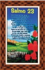 Quadro Religioso Texto Bíblico - 70 X 50 Cm - Mod. 1 | SJO Artigos Religiosos
