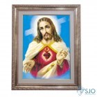 Quadro - Sagrado Coração de Jesus - Modelo 2 - 52 Cm X 42 Cm | SJO Artigos Religiosos
