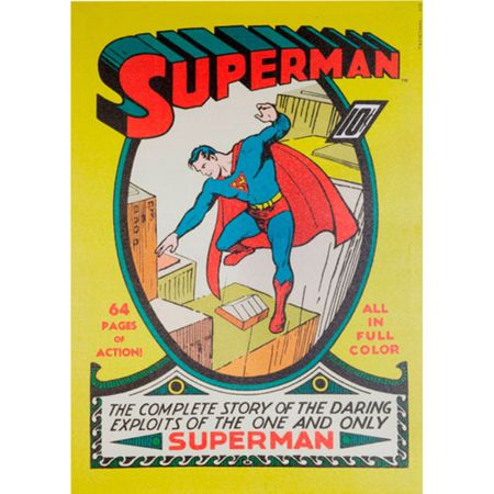 Quadro Tela 50 X 70 Cm DC Comics Superman