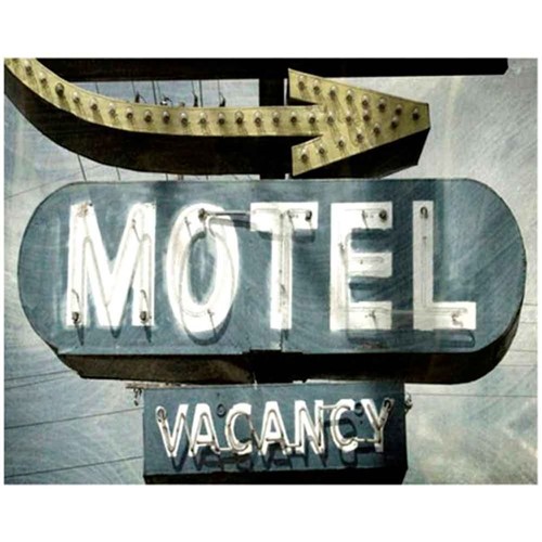 Quadro Tela Motel Vacancy