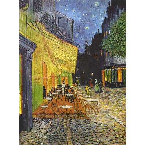 Quadro Terraço do Café... do Famoso Pintor Van Gogh 40 X 60