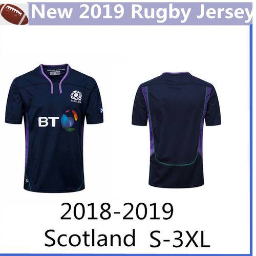 Qualidade Superior 2018 2019 Escocia Rugby Jersey Casa Longe Camisa de Secagem Rapida Rugby Jerseys Tamanho S-3xl