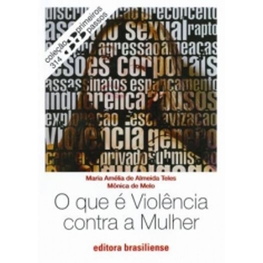 Que e Violencia Contra a Mulher, o - 314 - Brasiliense