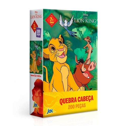 Quebra-Cabeça 200 Peças - o Rei Leão - Toyster - TOYSTER