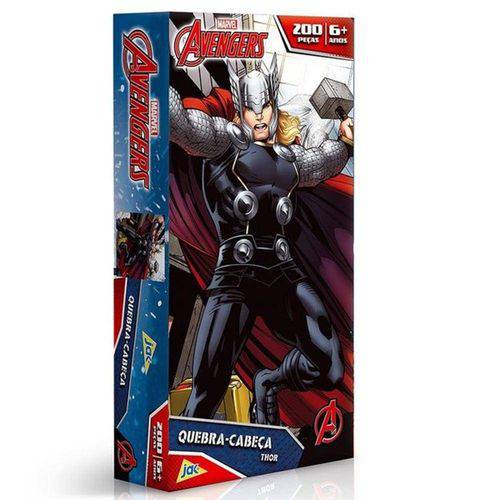 Quebra-Cabeça 200 Peças - os Vingadores - Thor