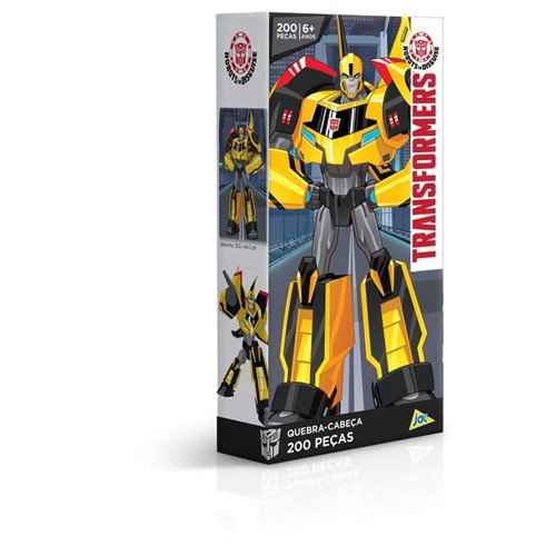 Quebra-Cabeça 200 Peças - Transformers - Bumblebee - TOYSTER