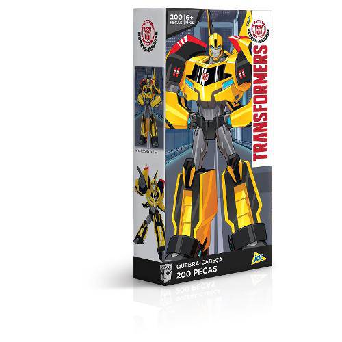 Quebra-Cabeça 200 Peças - Transformers - Bumblebee