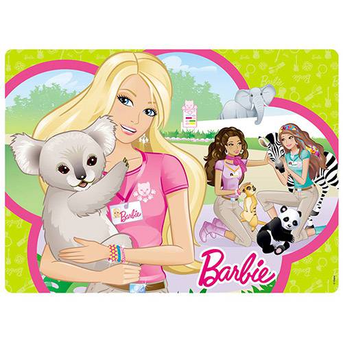 Quebra Cabeça 100 Peças - Barbie com Bichinhos BCB63 - Mattel