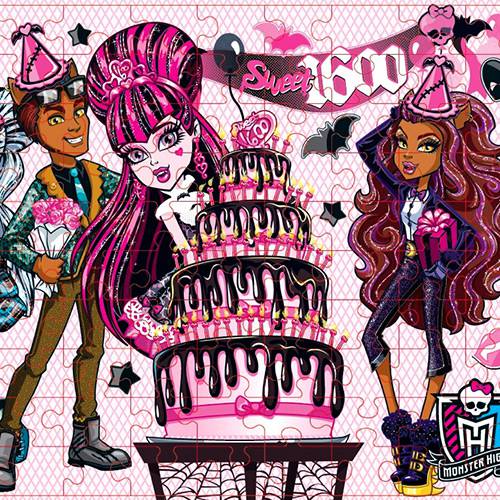 Quebra-Cabeça 100 Peças Monster High 3 - Mattel