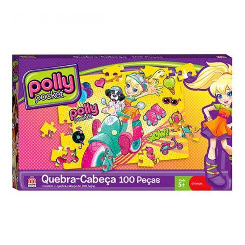 Quebra-Cabeça 100 Peças Polly Pocket - Mattel
