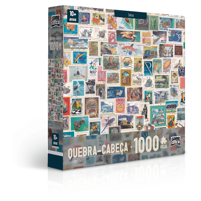 Quebra-Cabeça 1000 Peças - Coleções - Selos - TOYSTER