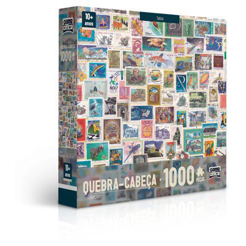 Quebra-cabeça 1000 Peças - Coleções - Selos
