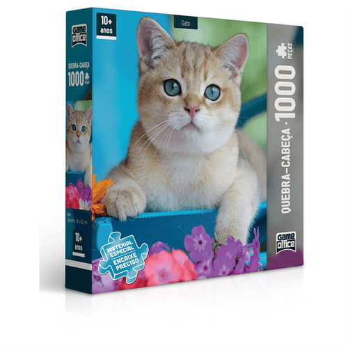 Quebra-cabeça 1000 Peças - Gato