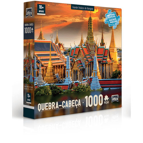 Quebra-cabeça 1000 Peças Palácio de Bangkok