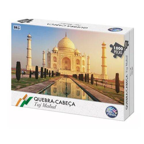 Quebra-cabeça 1000 Peças - Taj Mahal - Pais & Filhos