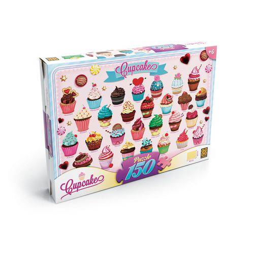 Quebra Cabeça 150 Peças Cupcakes