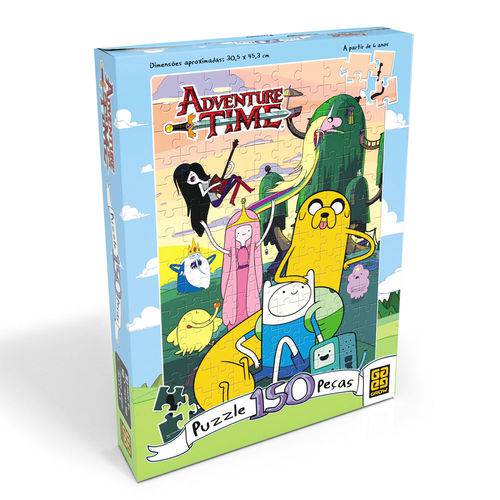 Quebra Cabeça 150 Peças Grow - Adventure Time