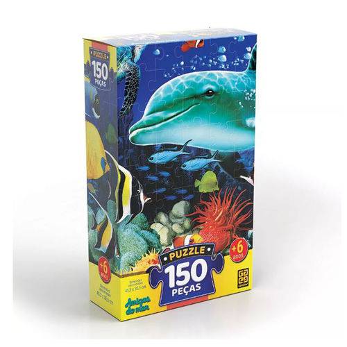 Quebra Cabeça 150 Peças Grow - Amigos do Mar