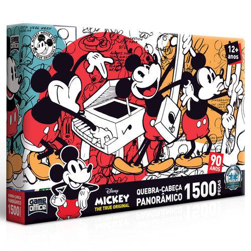 Quebra-cabeça - 1500 Peças - Disney - Mickey Mouse - Toyster