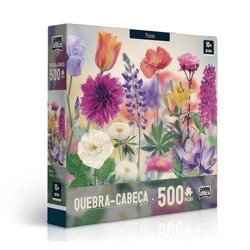 Quebra-cabeça 500 Peças Flores Jak 2444