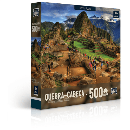 Quebra-Cabeça 500 Peças - Maravilhas do Mundo Moderno - Machu Picchu - TOYSTER