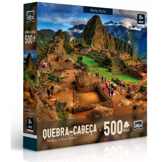 Quebra Cabeça 500 Peças Maravilhas do Mundo Moderno - Machu Picchu - Toyster
