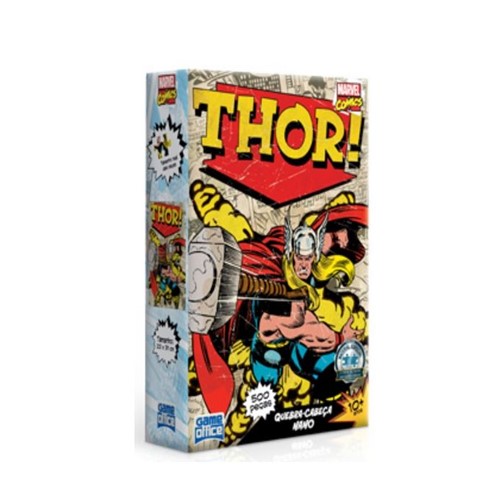 Quebra-Cabeça 500 Peças Nano - Marvel Comics - Thor - Toyster - TOYSTER