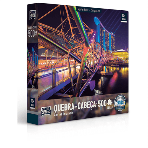 Quebra-cabeça 500 Peças - Ponte Helix - Singapura
