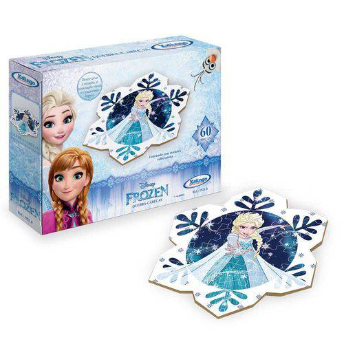 Quebra-Cabeça 60 Peças - Disney Frozen - Xalingo