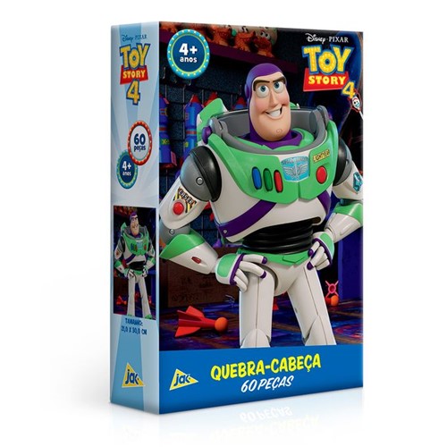 Quebra-Cabeça 60 Peças - Toy Story 4 - Buzz - Toyster - TOYSTER