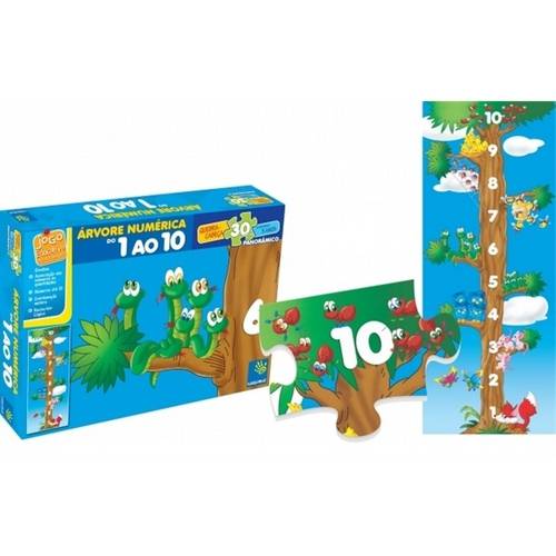 Quebra-Cabeça Árvore Numérica - Abc Brinquedos