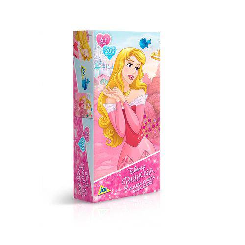Quebra Cabeça Aurora Princesas Disney 200 Peças Toyster