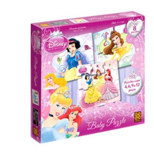 Quebra-cabeça Baby-puzzle - Princesas Disney - Progressivo - Grow