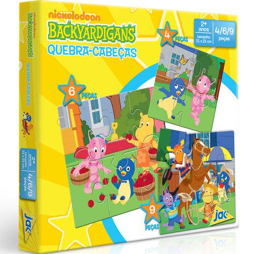 Quebra-cabeça - Backyardigans - 4-6-9 Peças - Toyster