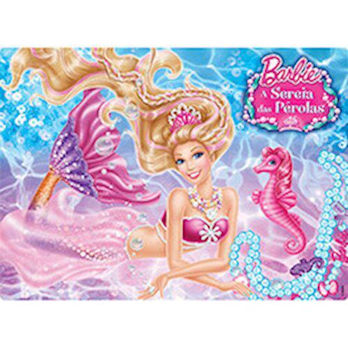 Quebra Cabeca Barbie Sereia Perolas 24 Pecas Mattel