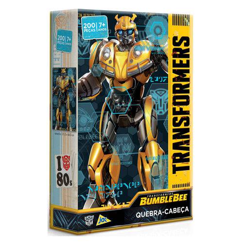 Quebra-cabeça - Bumblebee - Transformers - 200 Peças - Toyster