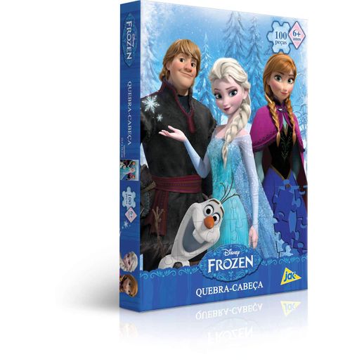 Quebra Cabeça Cartonado Frozen 100 Peças - Toyster