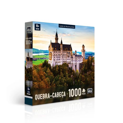 Quebra Cabeça Castelo de Neushwanstein 1000 Peças - Toyster