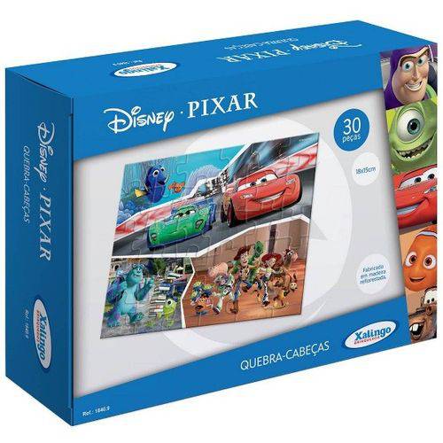 Quebra Cabeça Disney Pixar 30 Peças - Xalingo