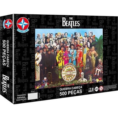 Quebra Cabeça Estrela The Beatles 500 Peças