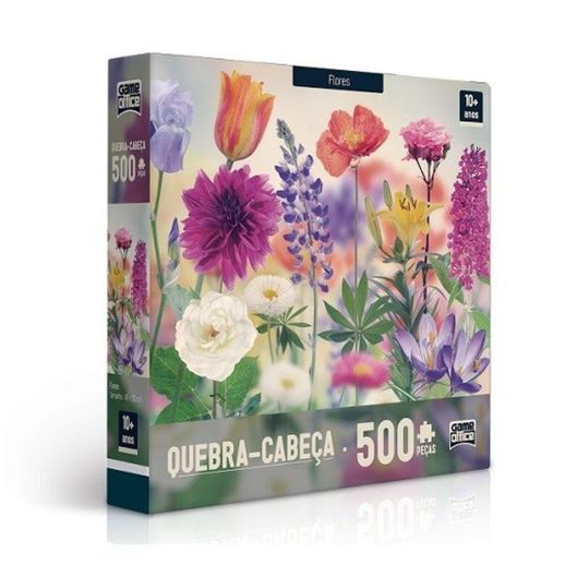 Quebra Cabeça Flores 500 Peças - Toyster