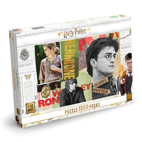 Quebra-cabeça - Harry Potter - 1000 Peças - Grow